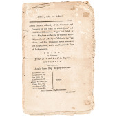 1789 RHODE ISLAND IMPRINT OF A