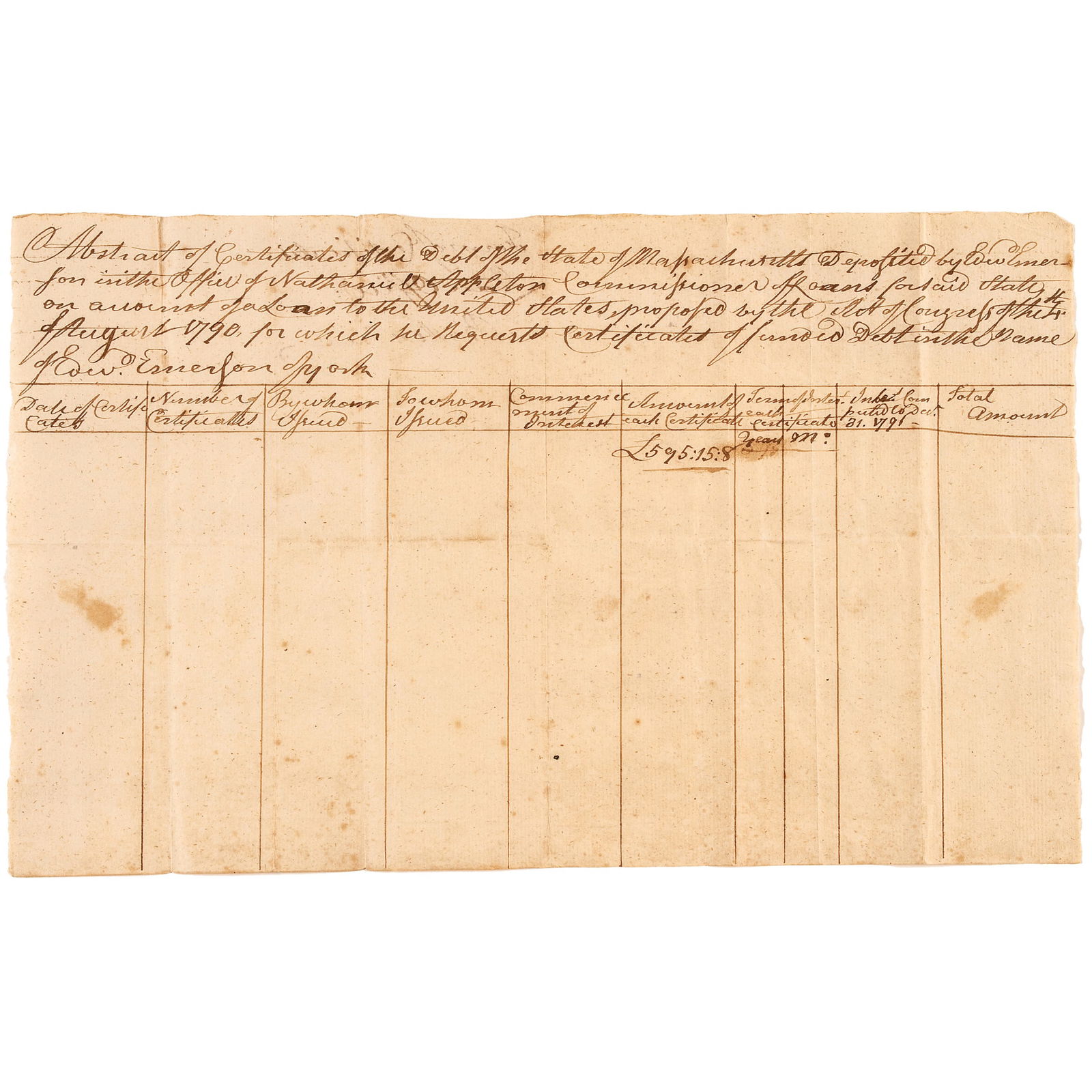 1790 AMERICA'S REVOLUTIONARY WAR