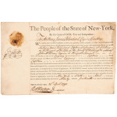 1790 GEORGE CLINTON SIGNED , N