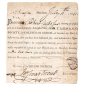 1791 THE NEW-YORK TAMMANY SOCI