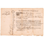 1792 THOMAS MIFFLIN BOLDLY SIG