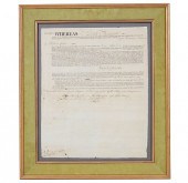 1793 PHILADELPHIA DOCUMENTFram