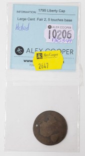 1795 LIBERTY CAPE LARGE CENT F