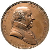 1797-DATED JOHN ADAMS U.S. MIN
