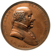 1797-DATED JOHN ADAMS U.S. MIN