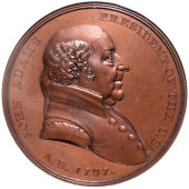 1797 JOHN ADAMS INDIAN PEACE M