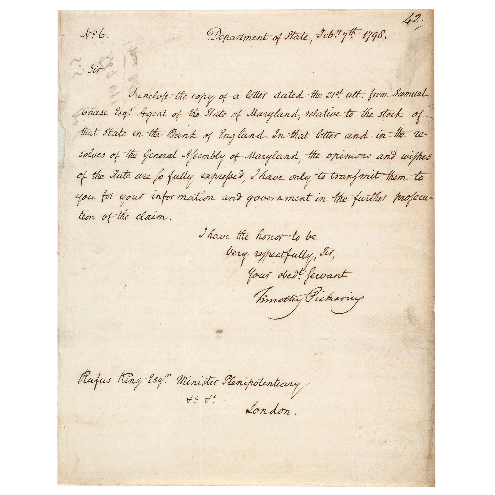 1798 BANK OF ENGLAND FINANCIAL