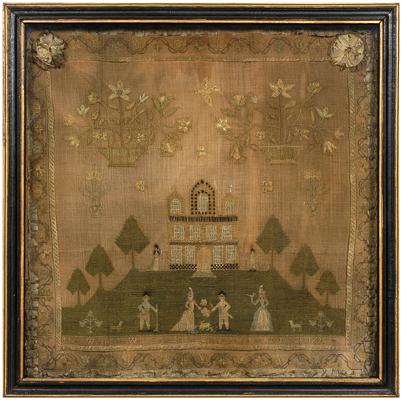 1798 Philadelphia needlework