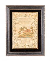 1799 ENGLISH SIGNED PETIT-POIN