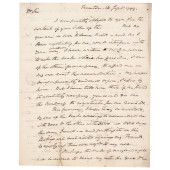 1799 RARE BENJAMIN STODDERT AU