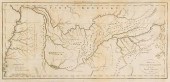 1799 TENNESSEE MAPA MAP OF THE