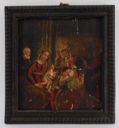 17C CONTINENTAL MARY & CHRIST