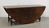 17C ENGLISH OAK GATE LEG 72" D