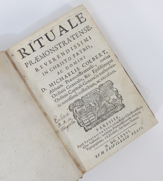 17C LATIN RELIGIOUS ANTIQUARIAN