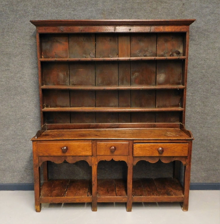 17C WELSH PEWTER CUPBOARD