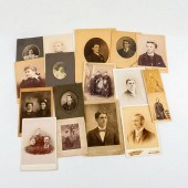 17PC ANTIQUE & VINTAGE PORTRAI