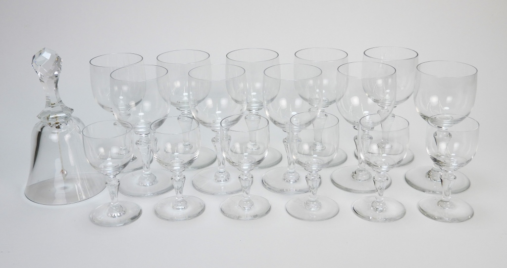 17PC BACCARAT NORMANDIE STEMWARE