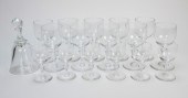 17PC BACCARAT NORMANDIE STEMWA