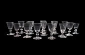 17PCS 19TH C. GEORGIAN COLORLE