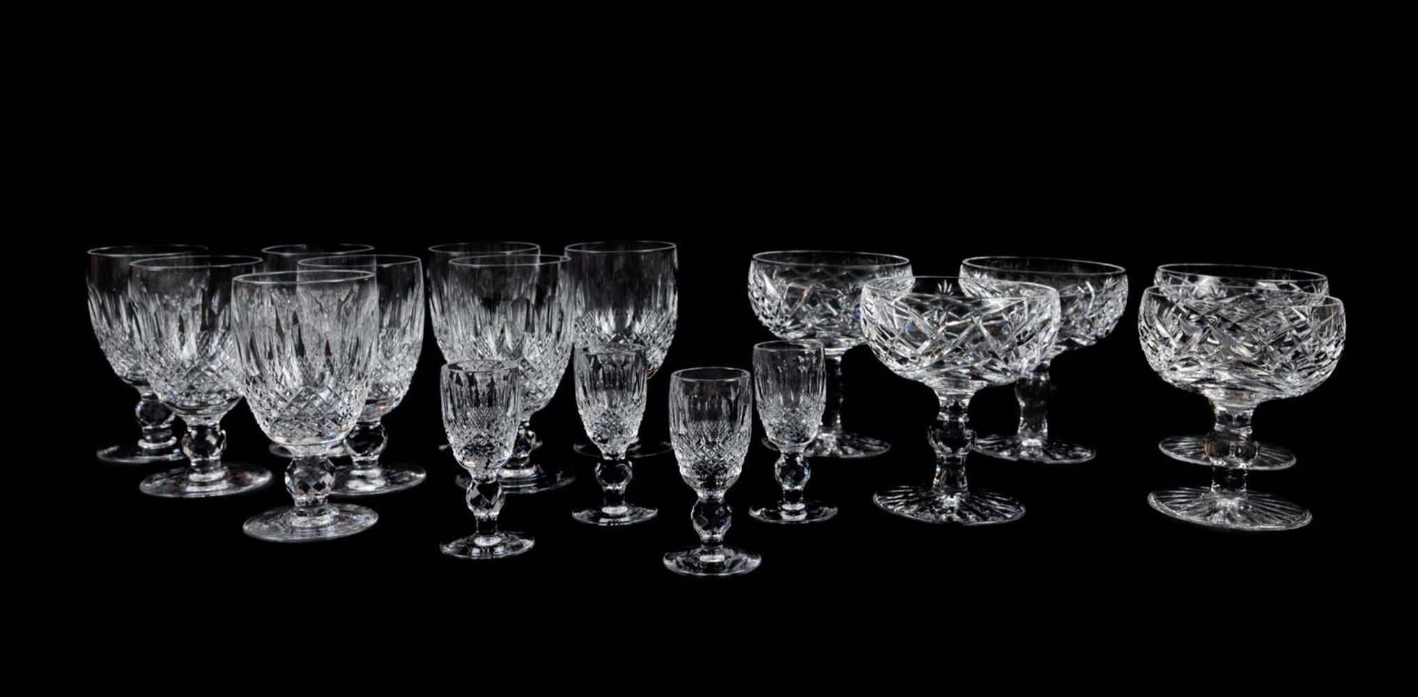 17PCS WATERFORD "COLLEEN" &