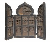 17TH-18TH C. RUSSIAN CARVED WO