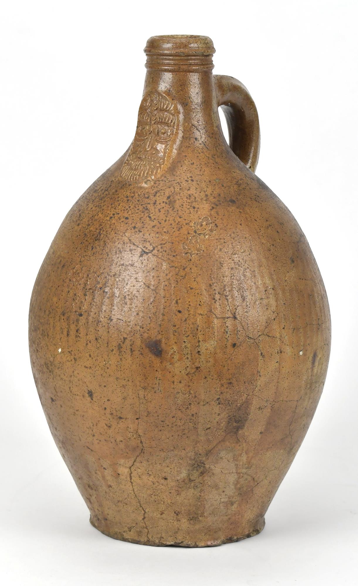 17TH C. BELLARMINE JUG. Salt glazed