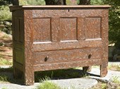 17TH C. CARVED OAK HADLEY CHES