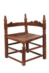 17TH C CHILD'S CORNER CHAIR -