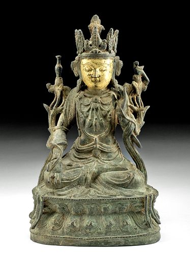 17TH C. CHINESE MING DYNASTY GILT