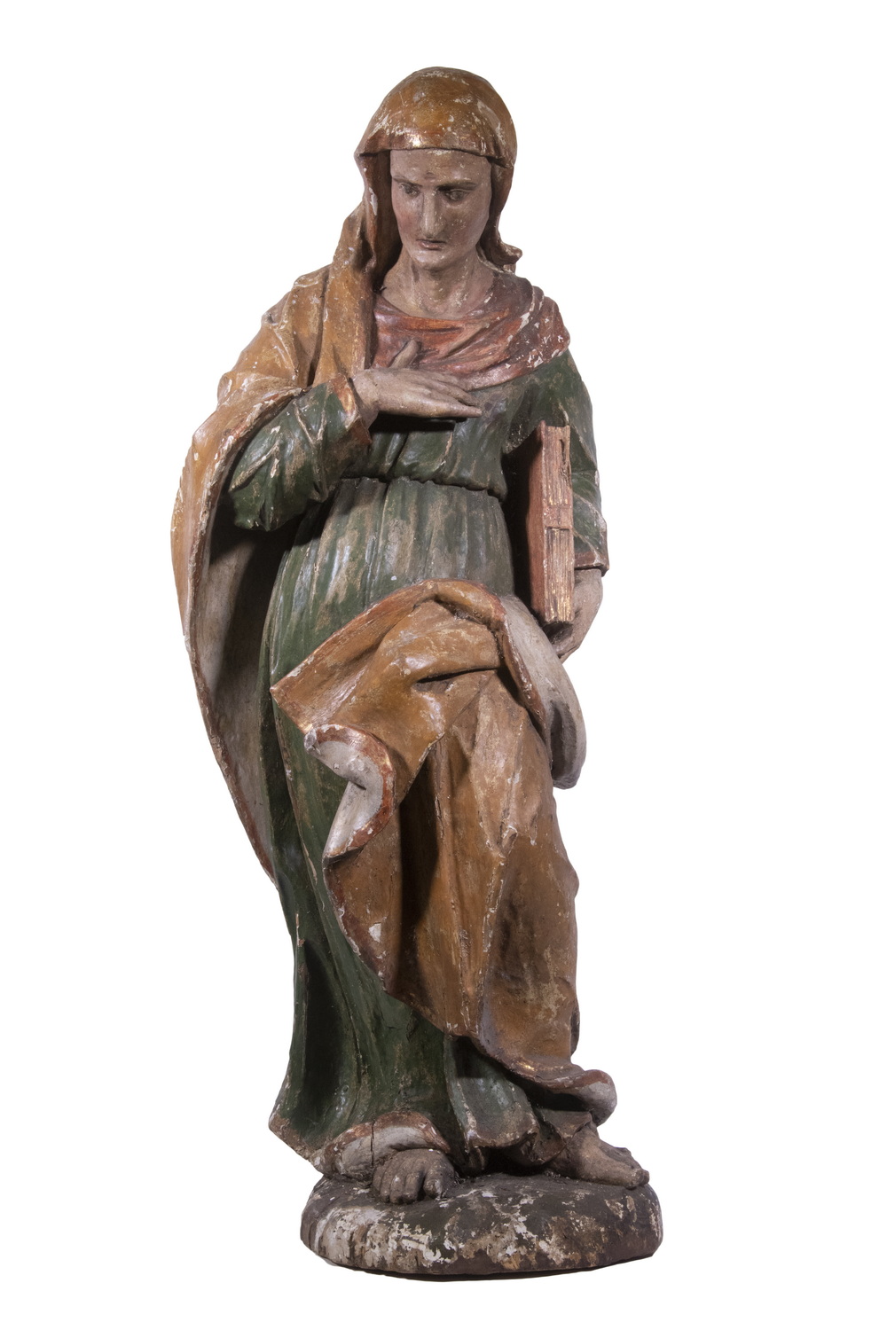 17TH C. CONTINENTAL STATUE OF ST.