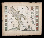 17TH C. DUTCH MAP - REGNO DI N