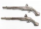 17TH C. ITALIAN WALNUT AND SIL