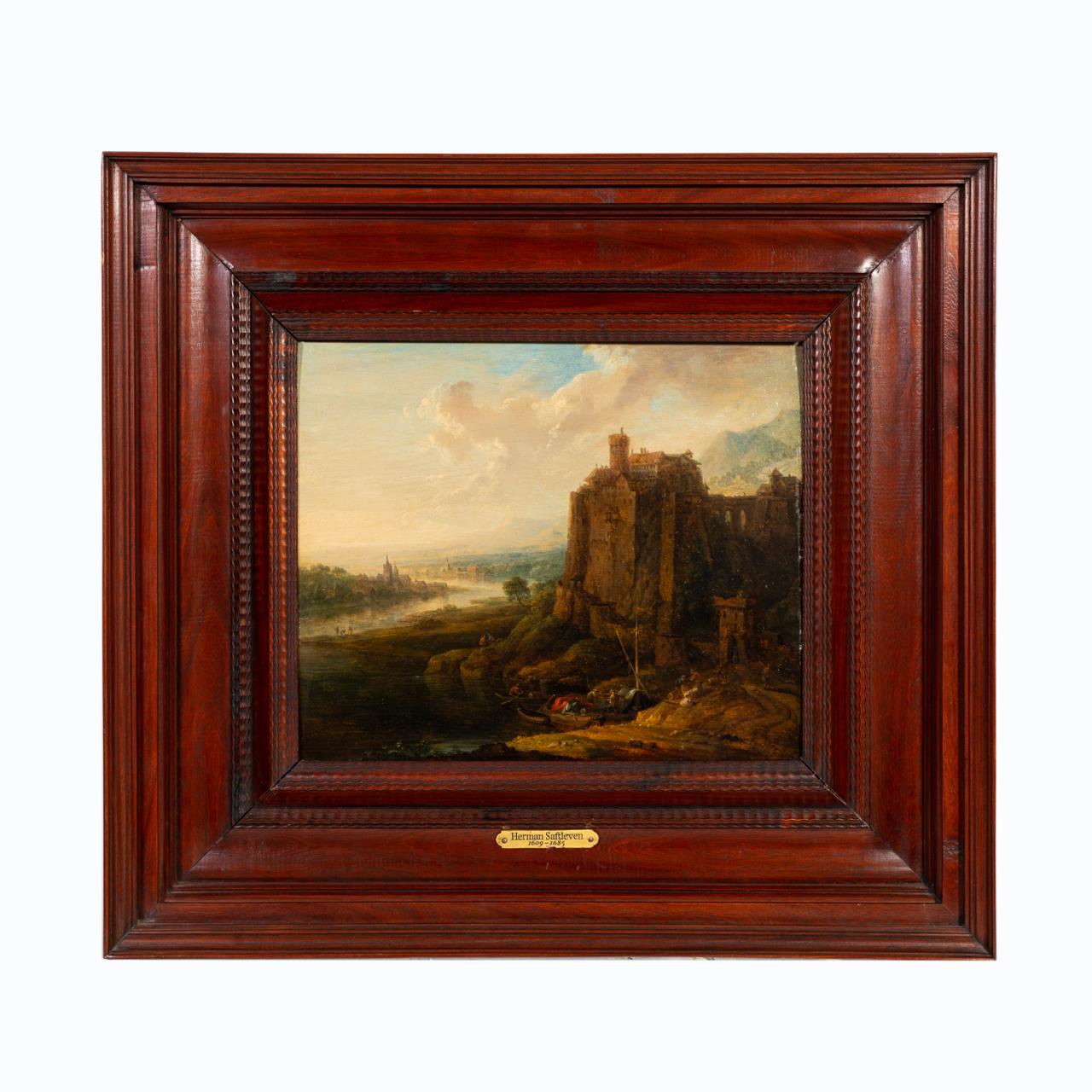 17TH C. LANDSCAPE, O/B, ATTR. TO