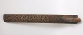 17TH C. OAK MANGLE BOARD 1653,