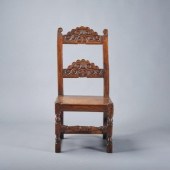 17TH C. OAK YORKSHIRE SIDE CHA