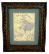 17TH C. ROMAN DRAWING, "THREE