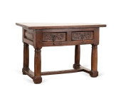 17TH C. SPANISH BAROQUE WALNUT