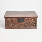 17TH C. STYLE OAK BIBLE BOXEng