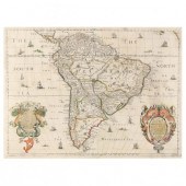 17TH CENTURY ENGLISH MAP OF SO