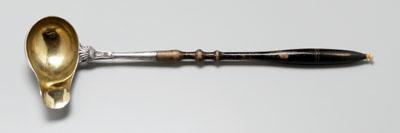 17th century German silver ladle,