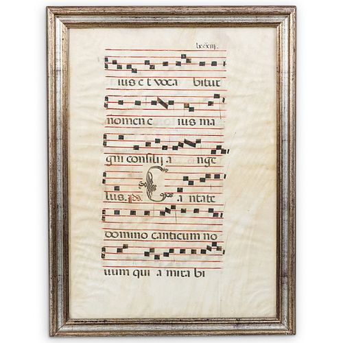 17TH CENTURY GREGORIAN CHANT
