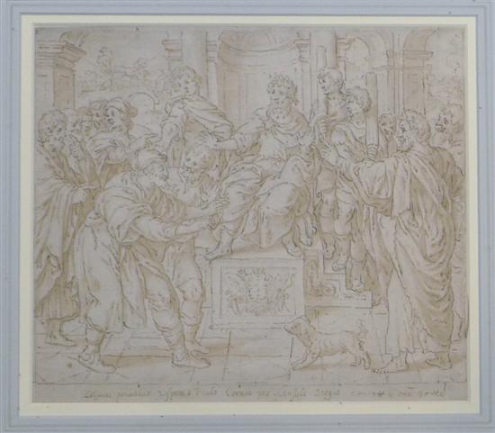 17th century Italian School pen and
