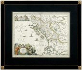 17th century map of Epirus, Al