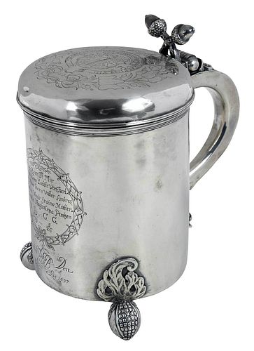 17TH CENTURY NORWEGIAN SILVER