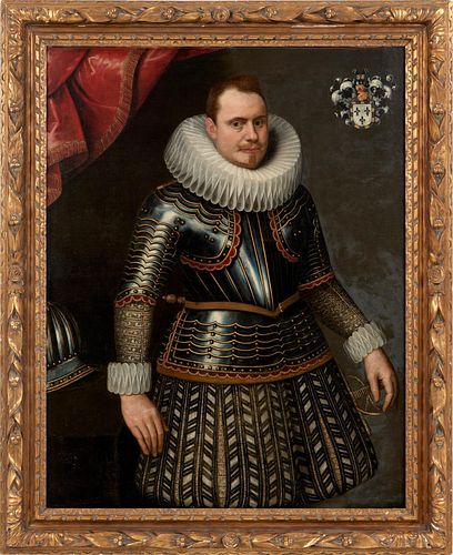 17TH CENTURY OIL PORTRAIT OF AN