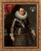 17TH CENTURY OIL PORTRAIT OF A
