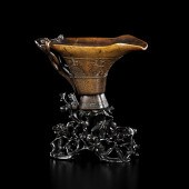 17th Century Rhinoceros Horn L