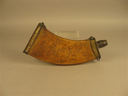 17th century style powder horn   