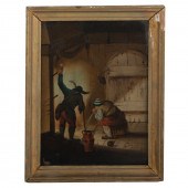 17TH CENTURY. THE GLASS BLOWER
