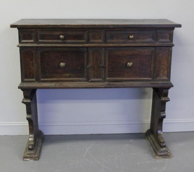 17th Century Walnut Cabinet with
